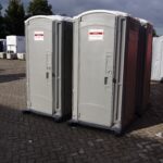 Toiletboxen grijs met spoeling